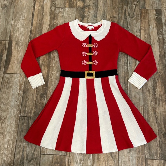 Francesca's Collections Dresses & Skirts - Francesca’s size Medium Ladies Christmas Holiday Sweater Dress Red and White